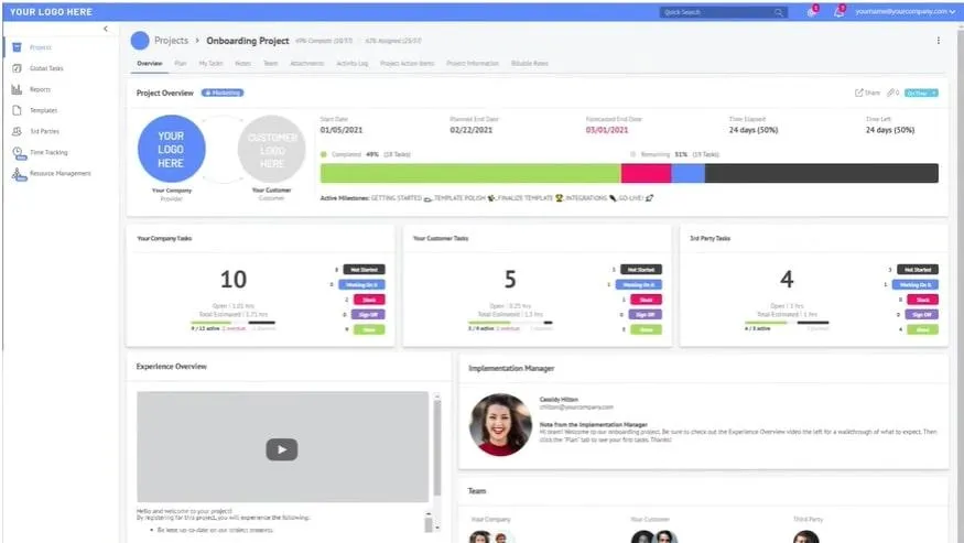 Exemplo de projeto de integração do GuideCX