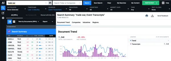 AlphaSense: برنامج بحث مؤسسي