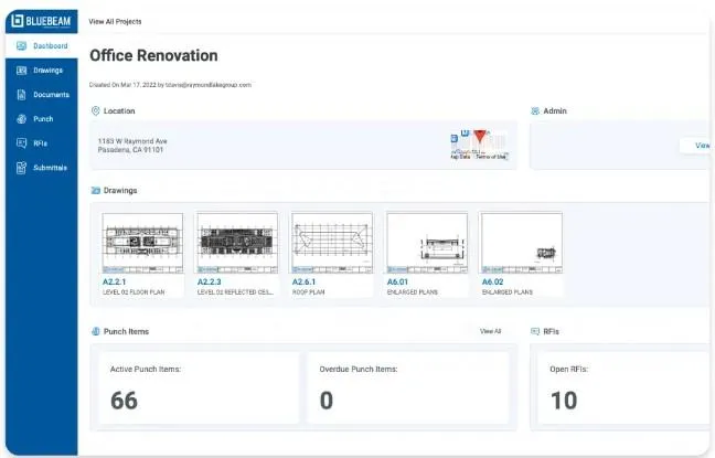 Software per l'edilizia per Mac: Bluebeam Revu
