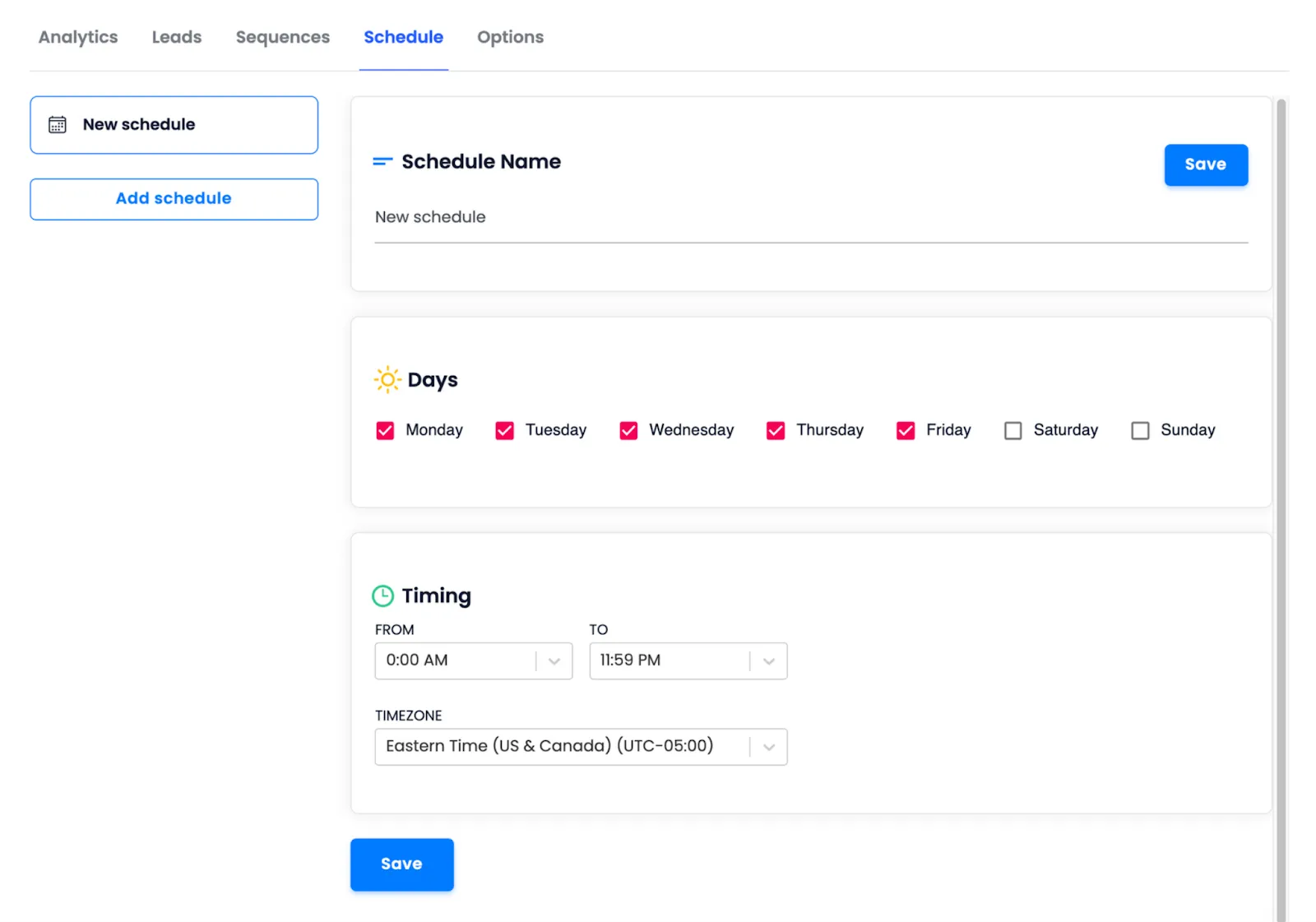 Tự động tạo email theo dõi trong công cụ tiếp thị qua email AI của Instantly