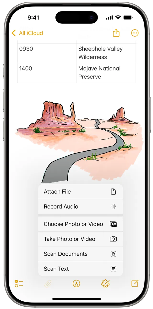 Google Keep contro Apple Notes: Arricchisci le note con allegati