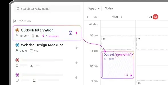 Calendario ClickUp
