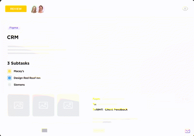 Gestione delle email con ClickUp