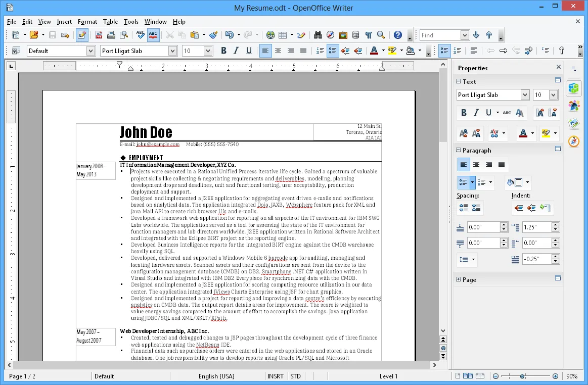 Upravujte i jednoduché dokumenty v programu Apache OpenOffice Writer