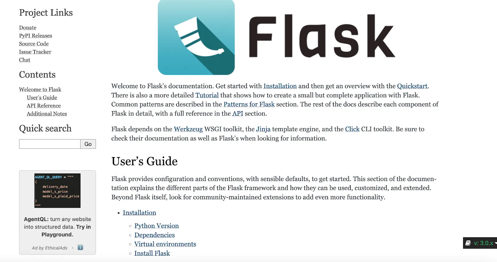 Open-Source-Projekte: Flask für flexible Webentwicklung