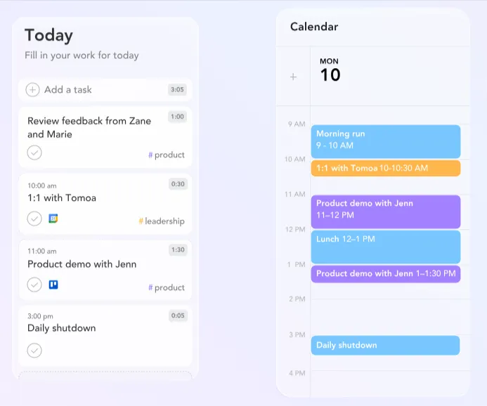 Sledování času a časové rozvržení – Sunsama vs. Todoist