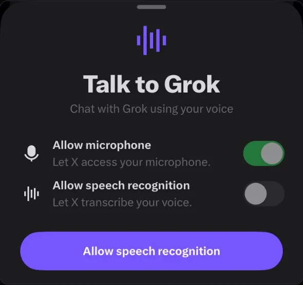 Grok zvládl hlasovou AI s odlišnými režimy v mobilních aplikacích.