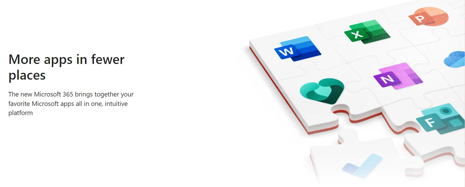 Microsoft 365'in ekran görüntüsü