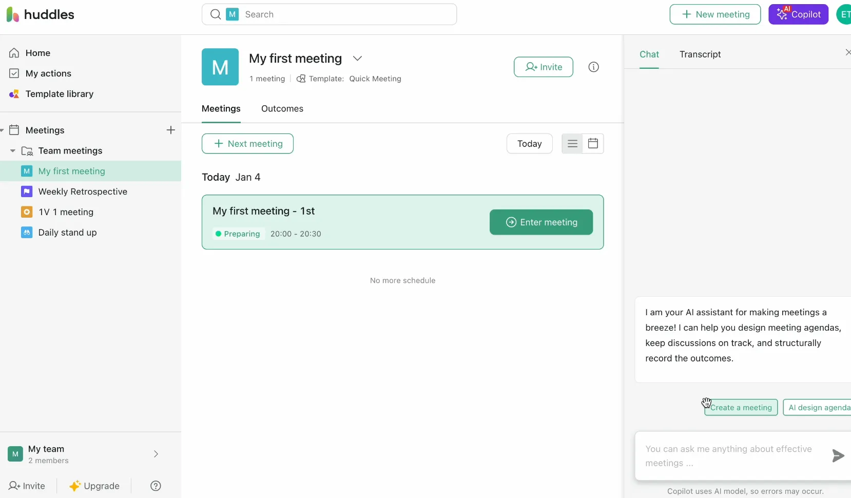 Huddles.app: ứng dụng ghi chú AI cho Microsoft Teams