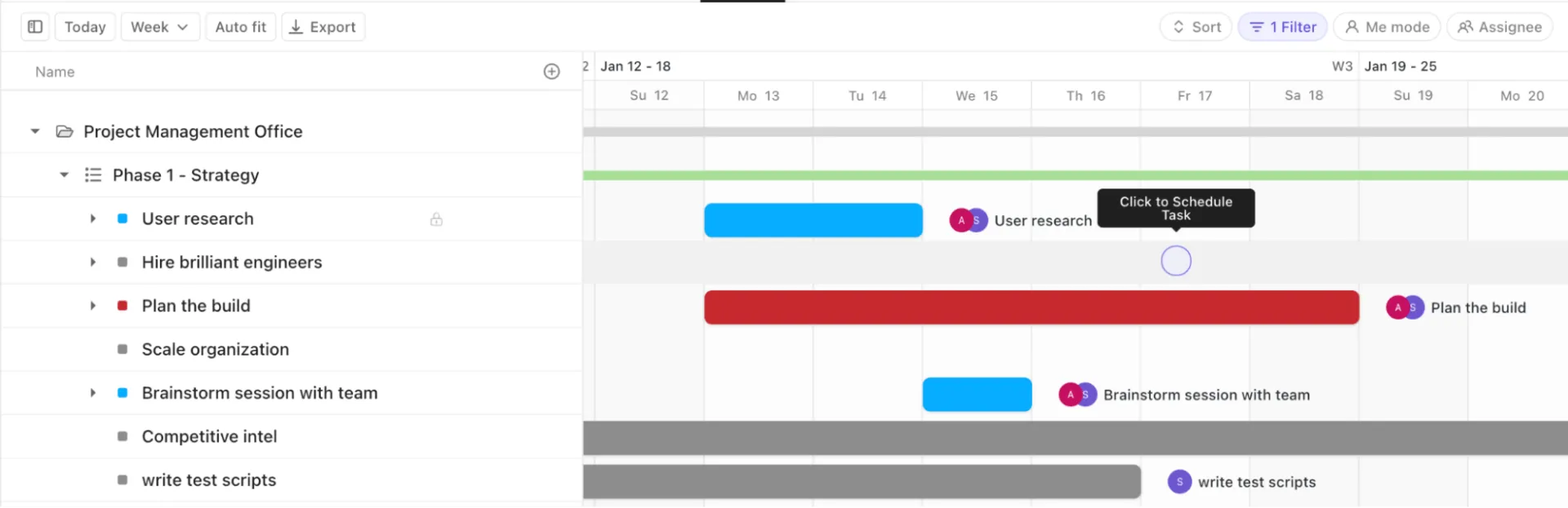 Calcul du chemin critique et de la marge : gestion de projet gratuite