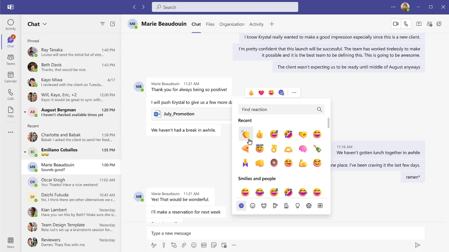 Các lựa chọn thay thế Discord: Microsoft Teams: Tốt nhất cho nhắn tin, gọi video và chia sẻ tệp
