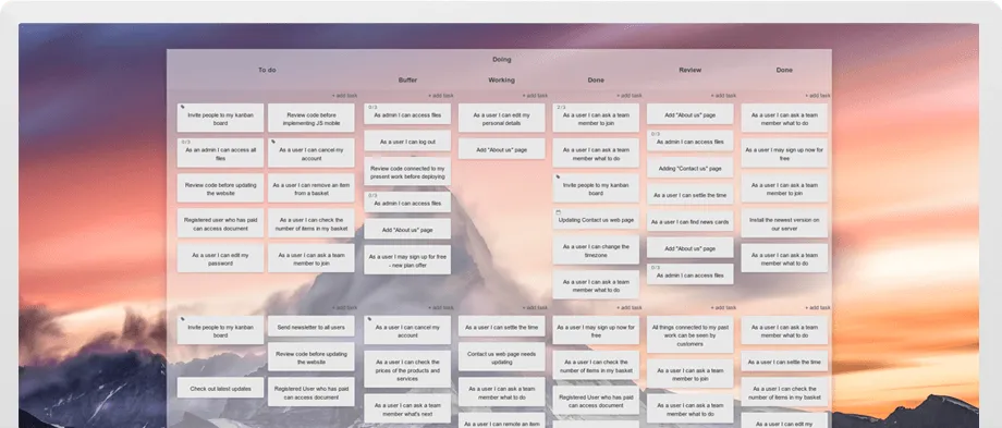 Kanban Tool: Ferramenta Kanban