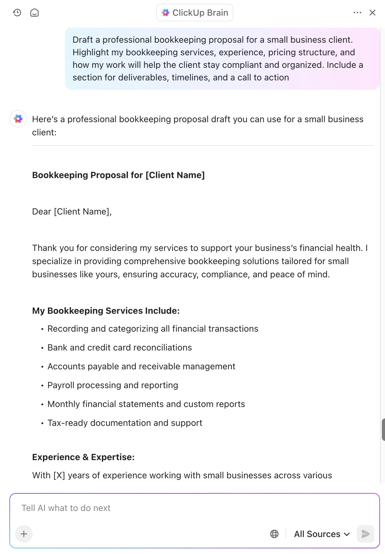 template proposal pembukuan: Brain