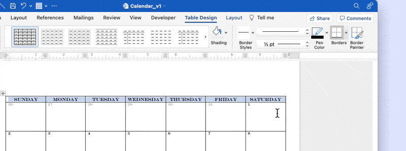 Cách tạo bảng trong Microsoft Word
