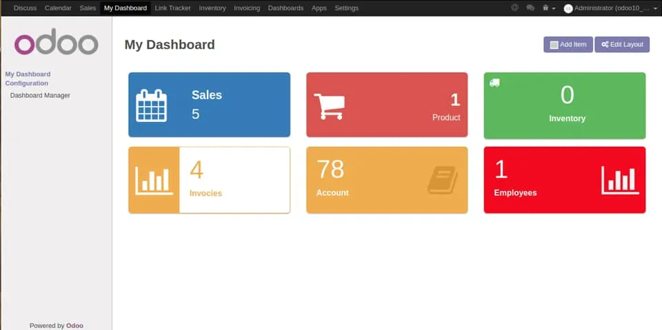 Odoo-Dashboard