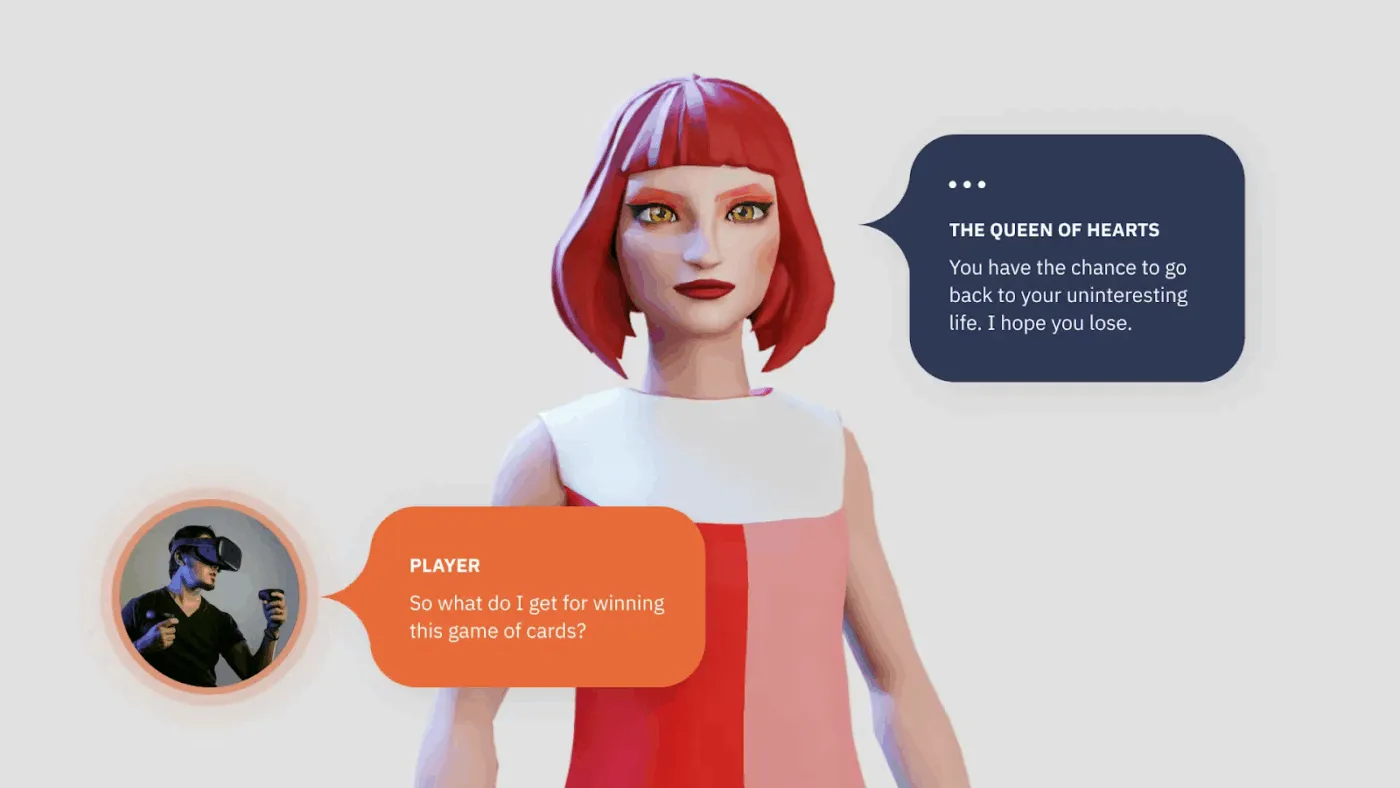 Podněty pro AI postav – prostřednictvím inworld