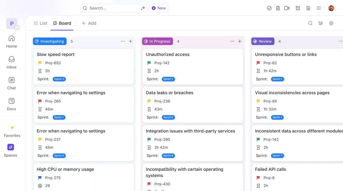 ClickUp-Testfallmanagement