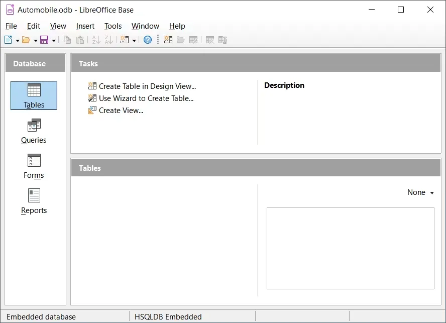 melalui LibreOffice Base: Alternatif Microsoft Access