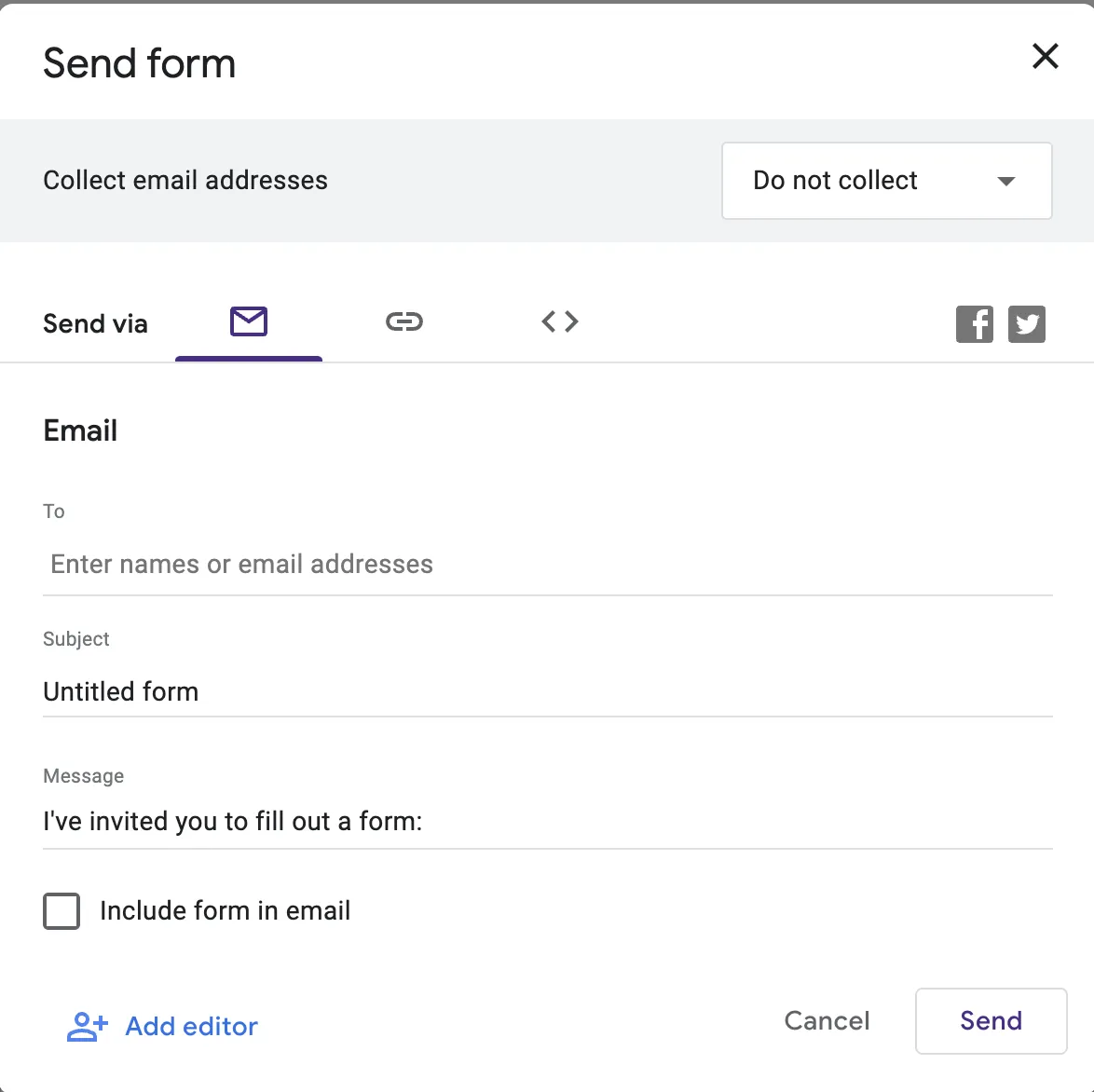 Jak zveřejnit formulář Google Formulář