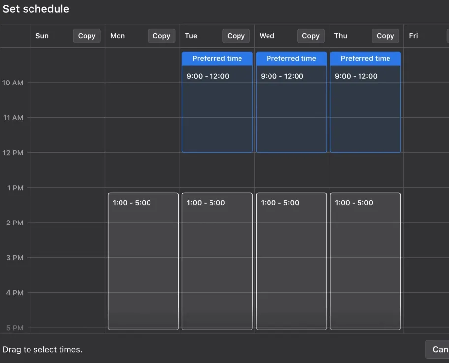 Motion vs Todoist
: Programación de calendarios