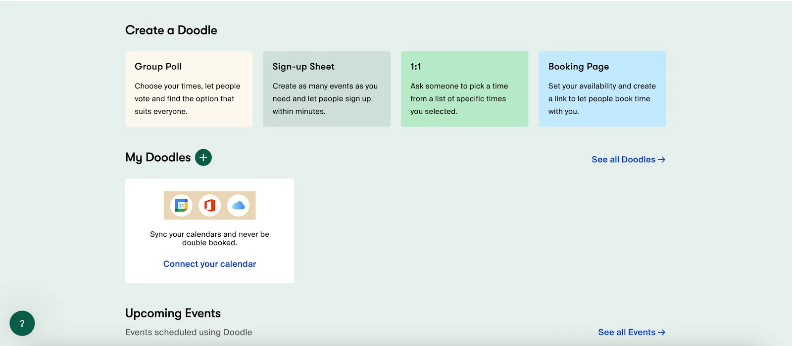 Alternativen zu Polly KI: Doodle – Am besten geeignet für vereinfachte Gruppenplanung