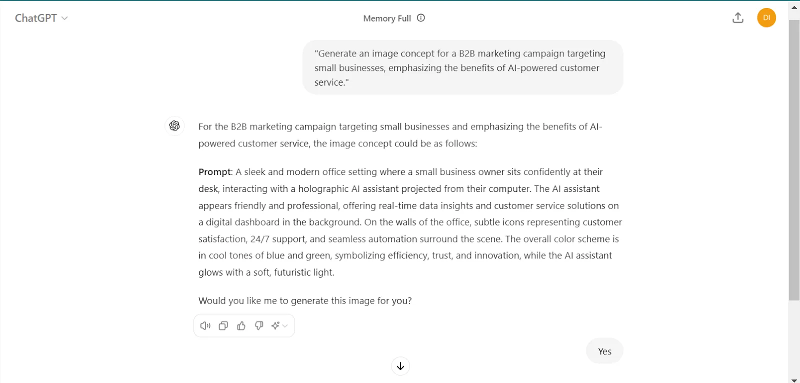 ChatGPT за маркетинг – B2B маркетингова кампания за обслужване на клиенти с изкуствен интелект