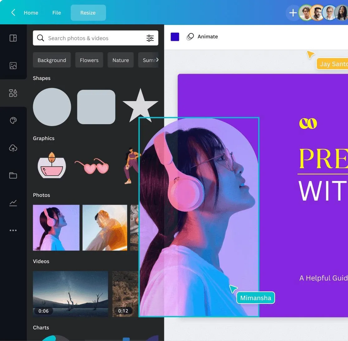 Exemplo de produto Canva