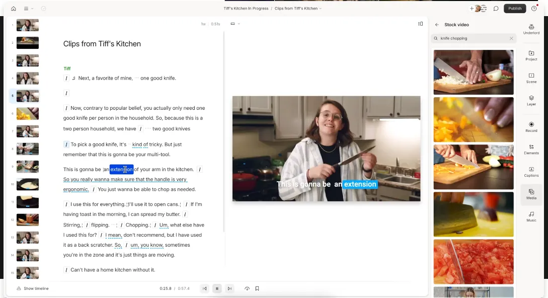 AI-notulisten voor Zoom: Descript: het beste voor de bewerking van audio- en video-transcripties