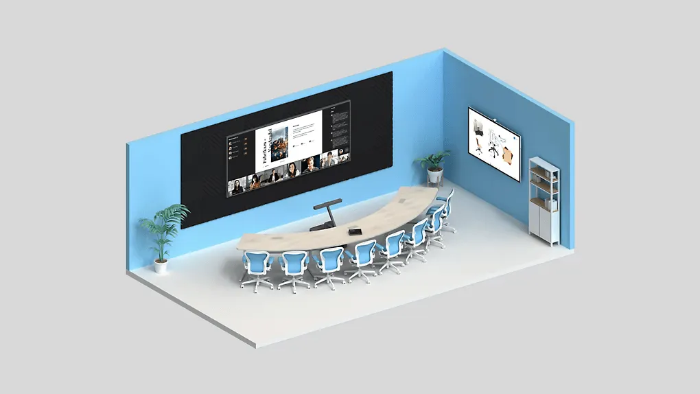 مساحة العمل عبر Microsoft Teams
Teams مقابل Zoom