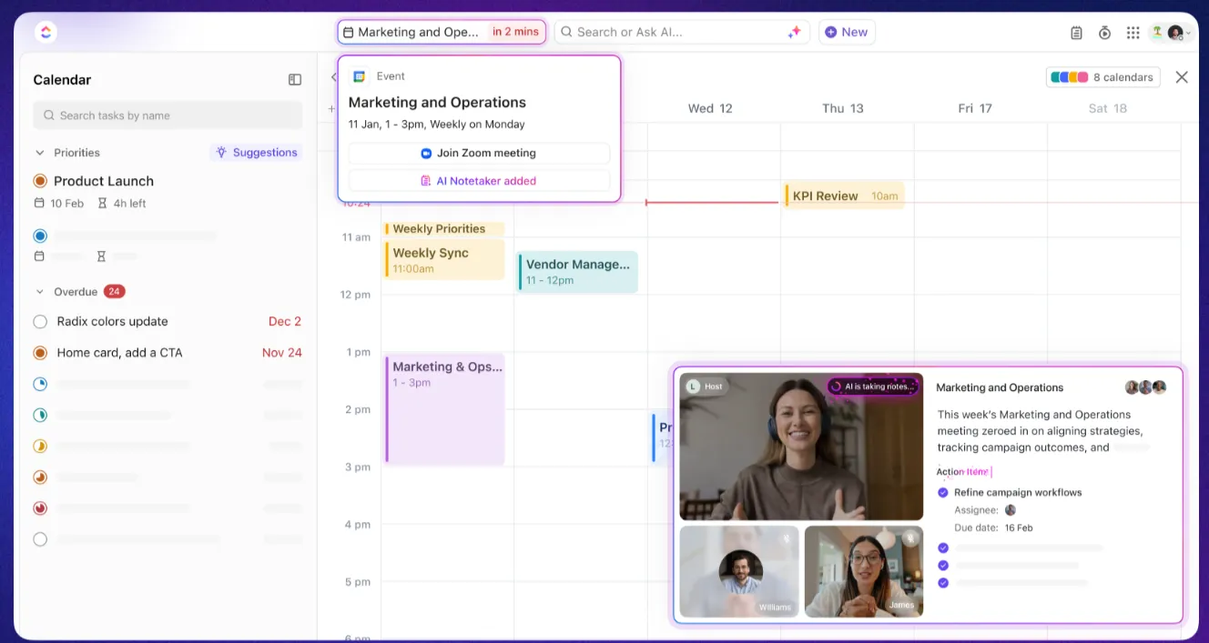 ClickUp AI Notetaker