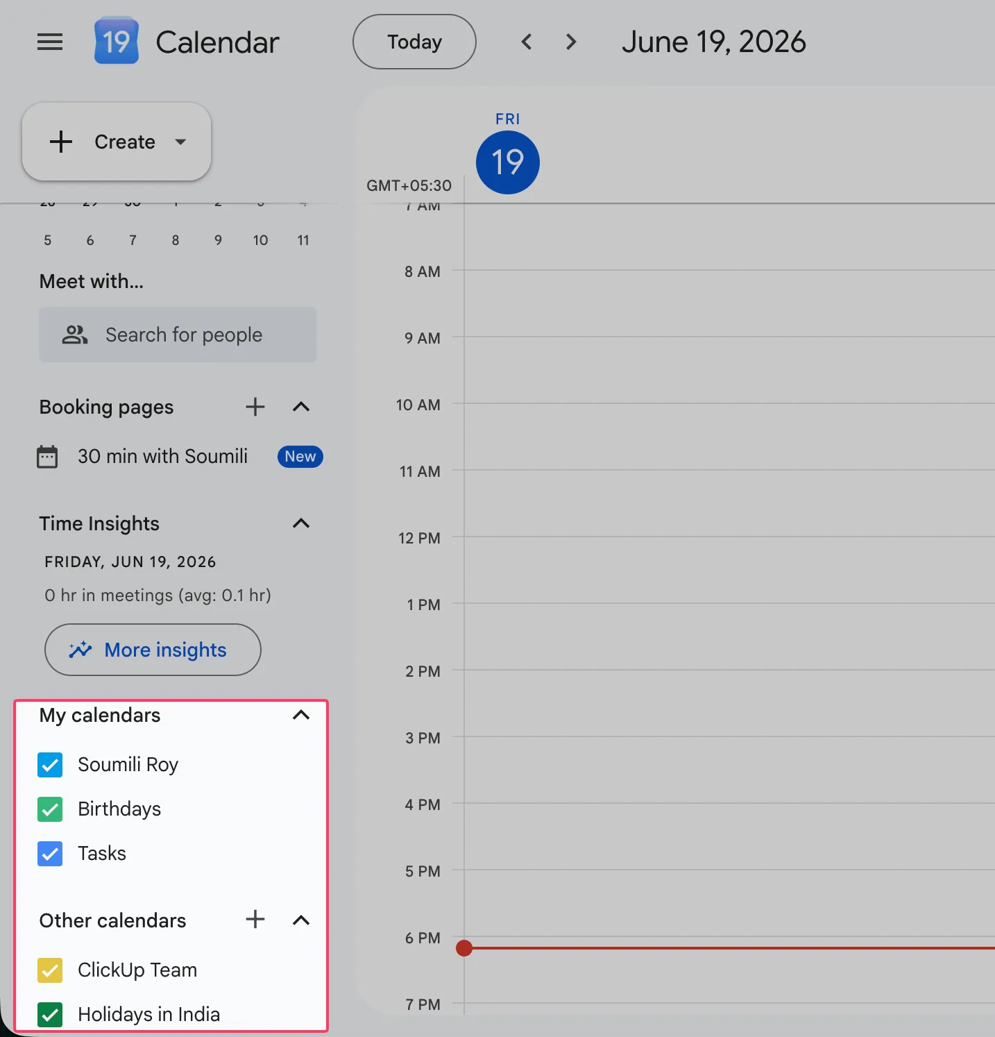 Superpón varios horarios con las capas de Google Calendar y los permisos de uso compartido