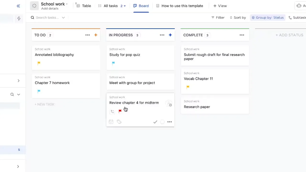 حدد أولويات عبء العمل الخاص بك مع مهام ClickUp Tasks