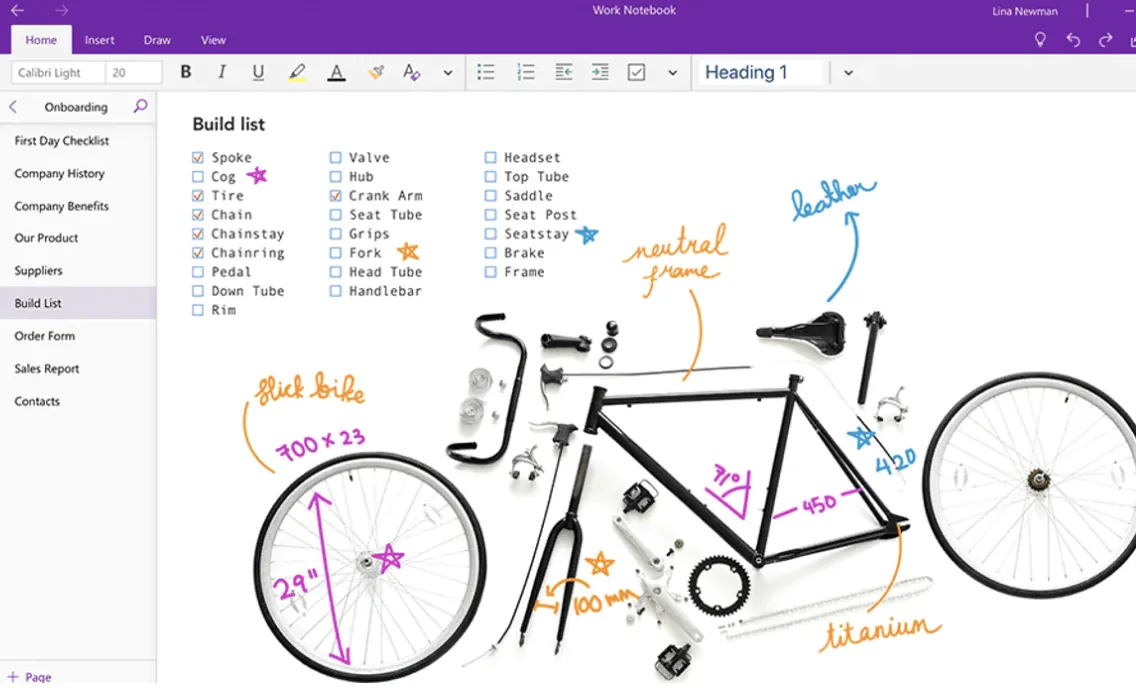 Ứng dụng ghi chú Microsoft OneNote cho Android