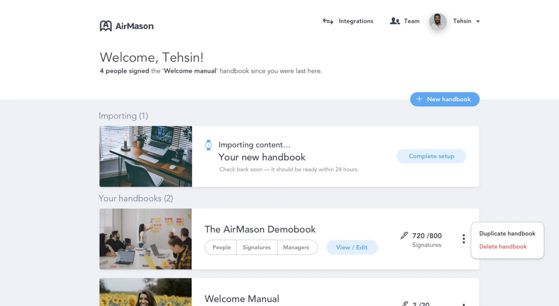 tramite AirMason