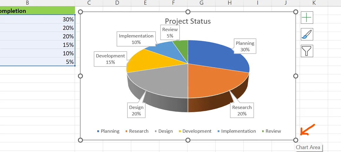 Hogyan készítsünk kördiagramot az Excelben? Clickup lépések
