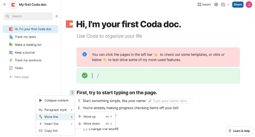 Plaud Note의 대안: 회의 결정을 분석하기 위한 Coda