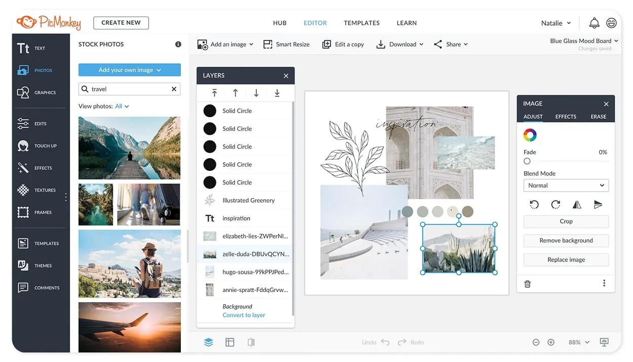 Crie belas fotos, logotipos, gráficos para redes sociais e capas para o Facebook com o PicMonkey.