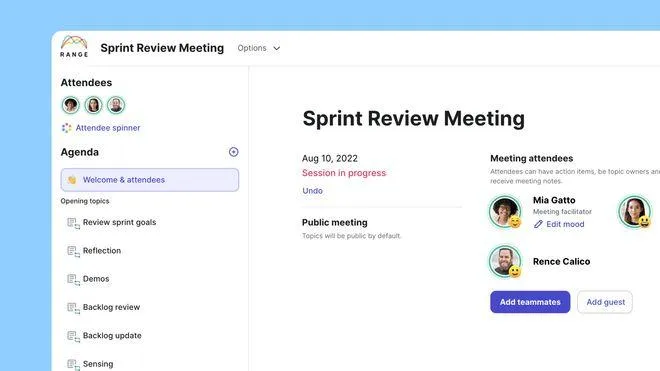 Vorlage für Sprint-Review-Meetings: Vorlage für Sprint-Reviews