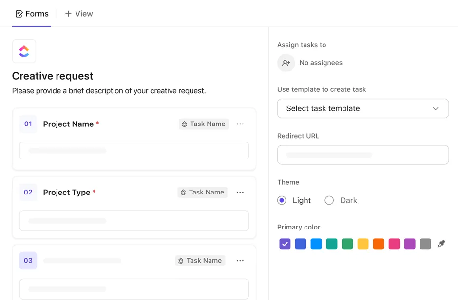 เปิดตัวให้กับผู้ใช้กลุ่มแรกและรวบรวมข้อเสนอแนะด้วย ClickUp Forms