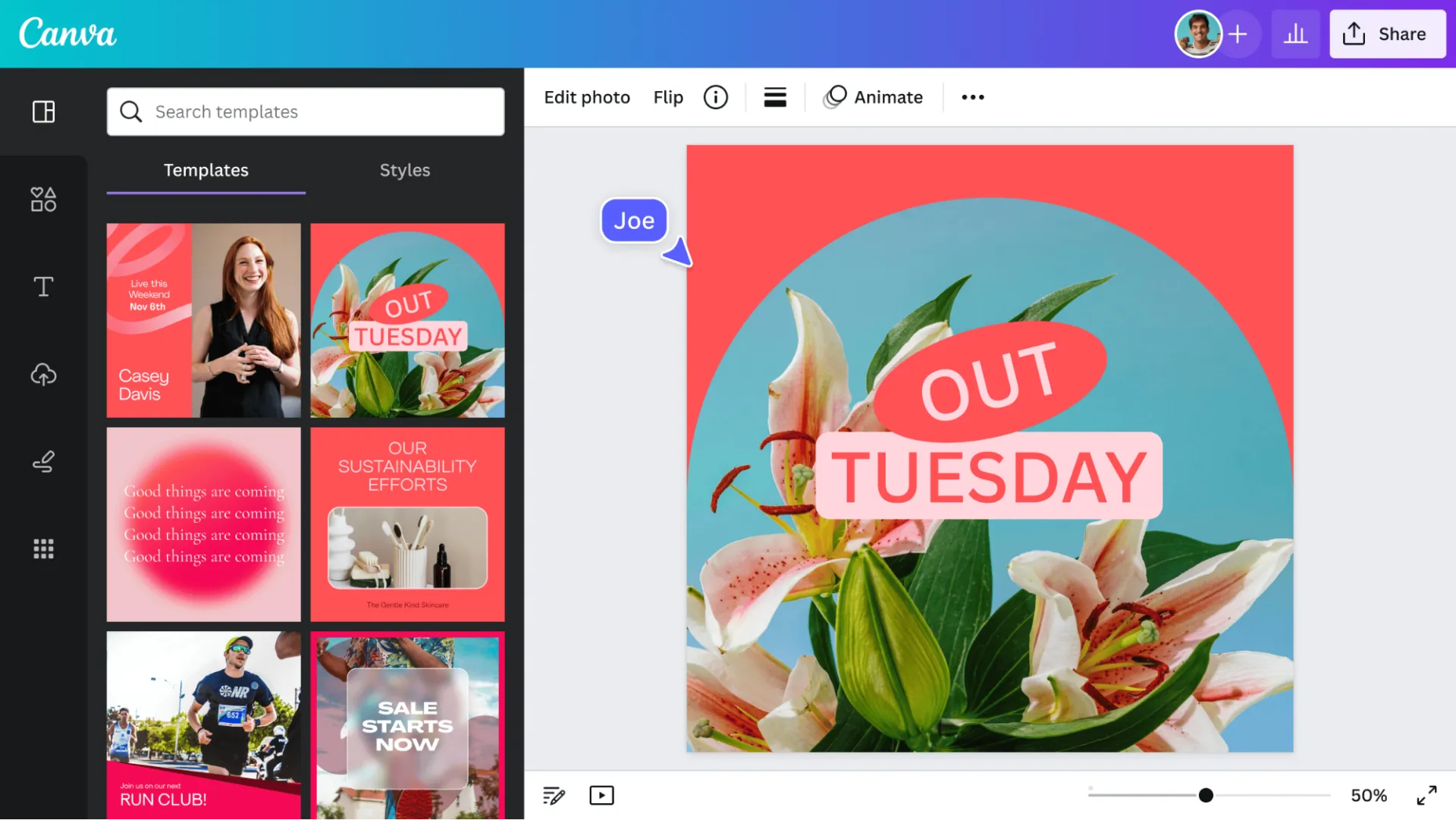 Canva: SaaS örnekleri