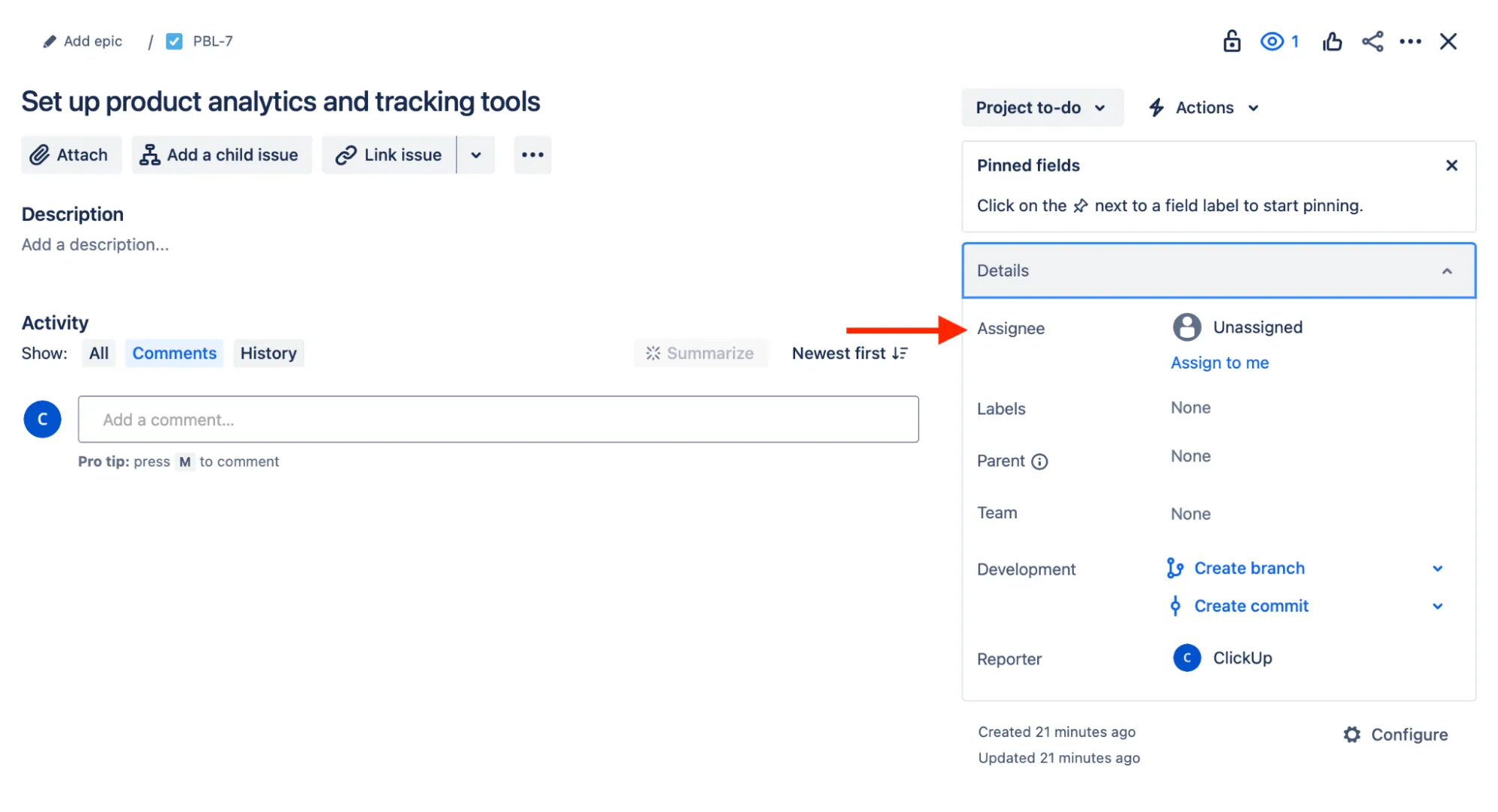 การมอบหมายงานใน JIRA