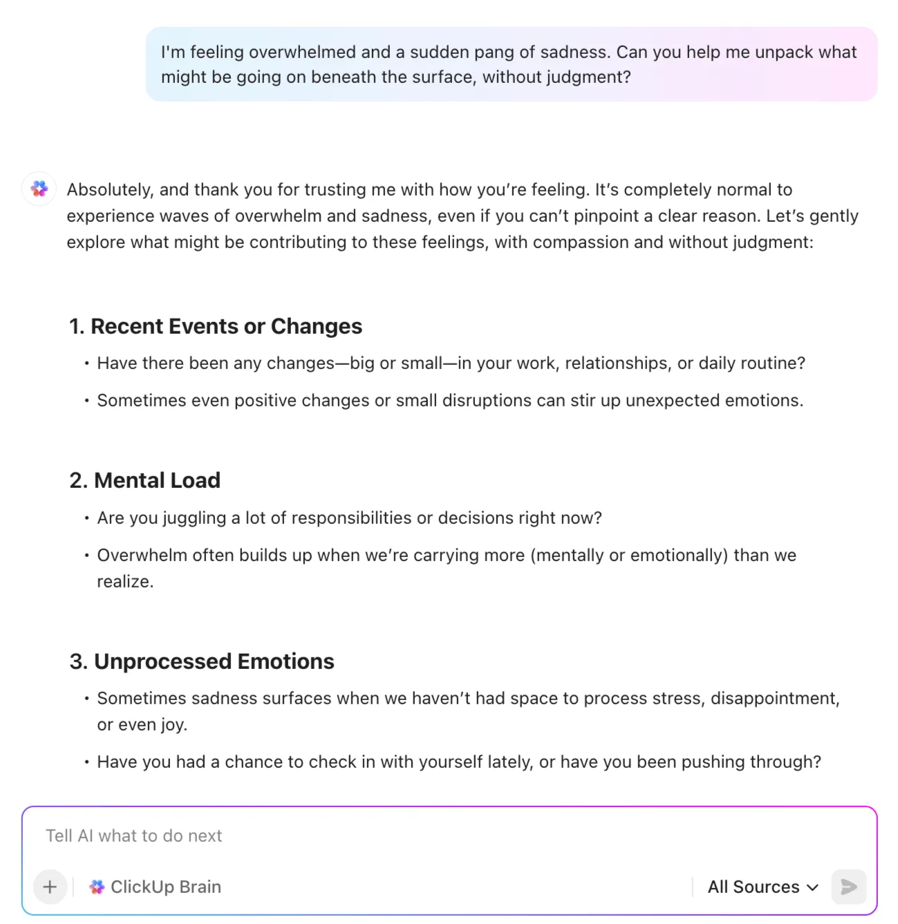 ClickUp Brain: Alternatif Journey