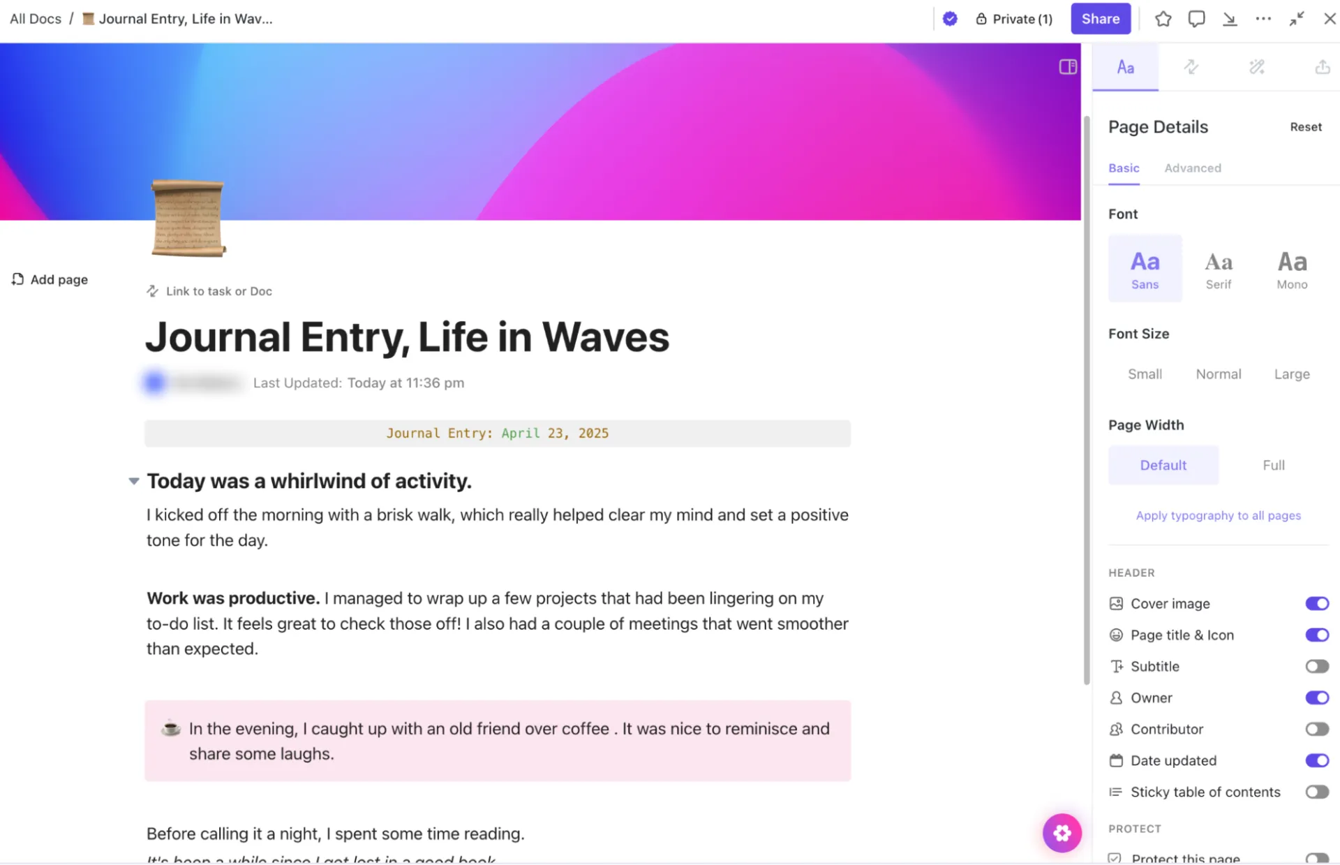 ClickUp Docs