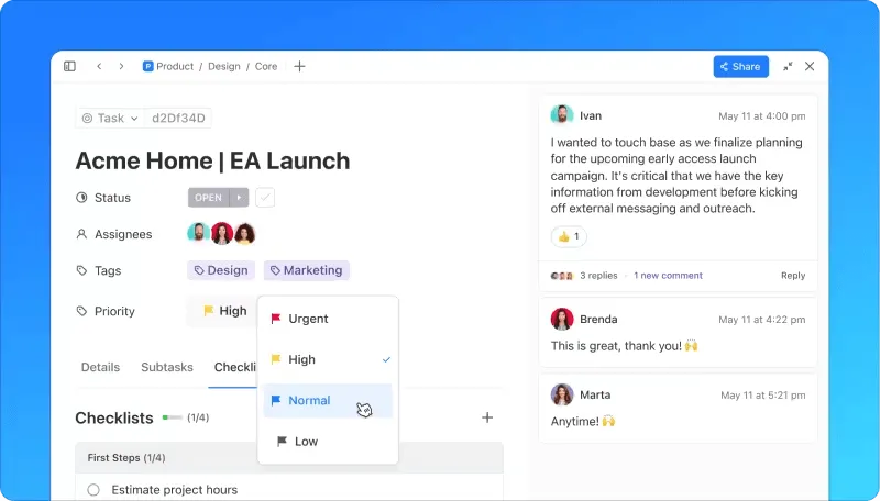 Nhiệm vụ ClickUp