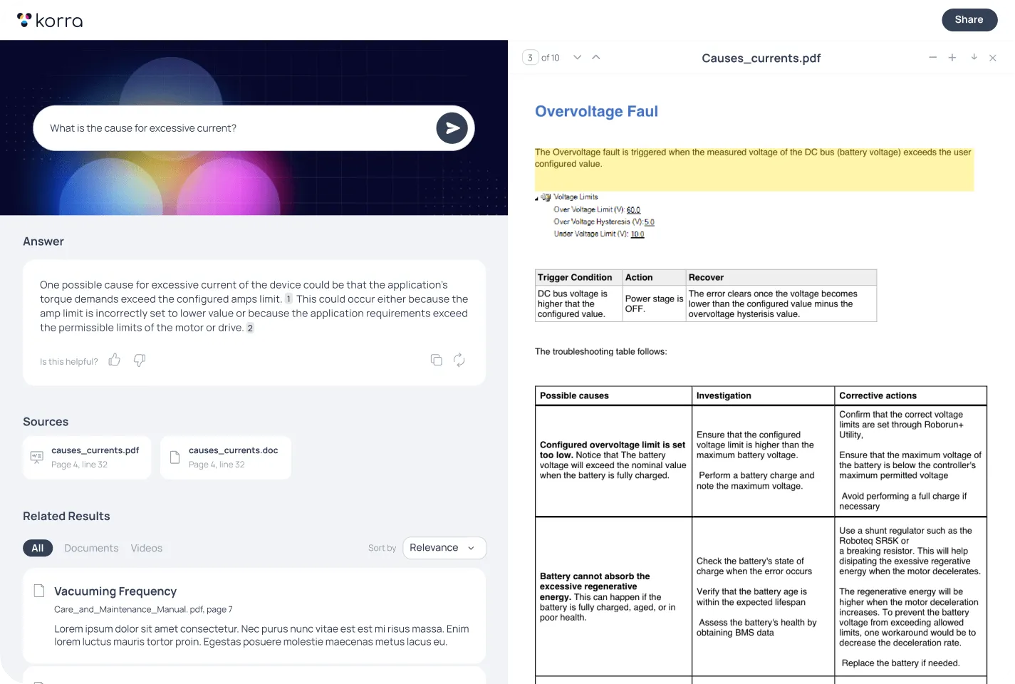 korra.ai: AI intranet arama araçları