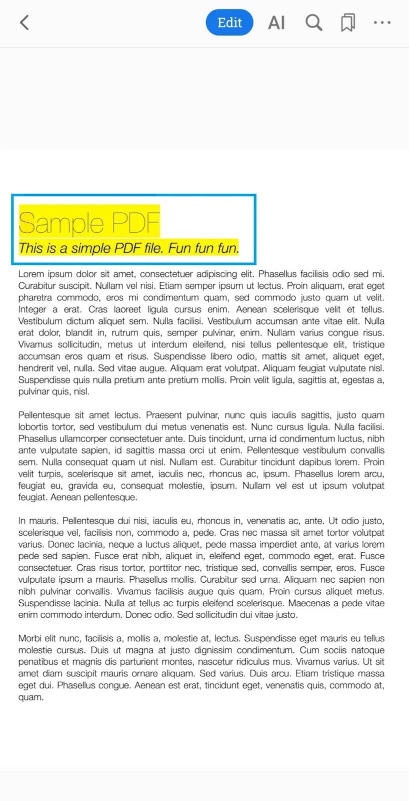 Markierter Text in PDFGear: So entfernen Sie Markierungen in PDF-Dateien