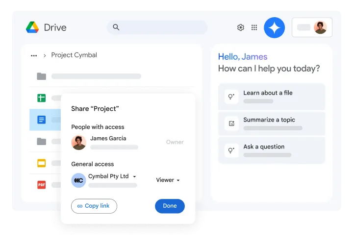Google Drive Dashboard