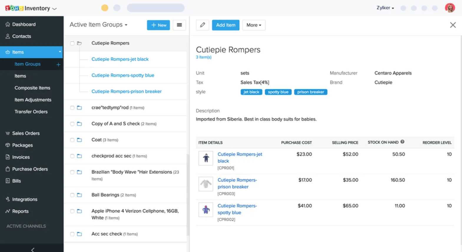 Zoho CRM (내장된 회계 통합 기능으로 세무 워크플로우를 고도로 맞춤화할 수 있음)