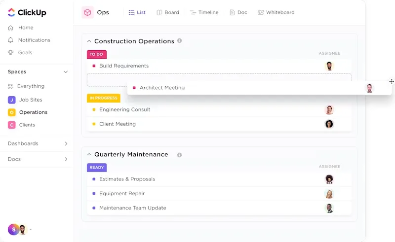Gérez facilement tous vos contrats grâce à la solution de gestion des contrats de ClickUp.