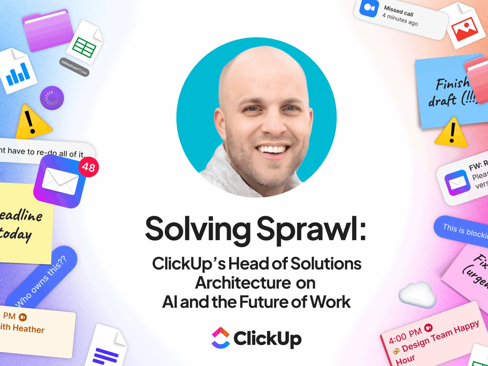 การแก้ปัญหาการทำงานที่กระจายตัว: หัวหน้าฝ่ายสถาปัตยกรรมโซลูชันของ ClickUp พูดถึง AI และอนาคตของการทำงาน